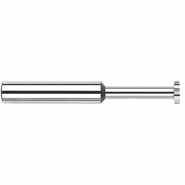 Harvey Tool 1/8 in. dia. x 0.005in. Radius x 1/32 x 3/8 in. Neck Carbide Corner Radius Keyseat Cutter, 6 Flute 732231